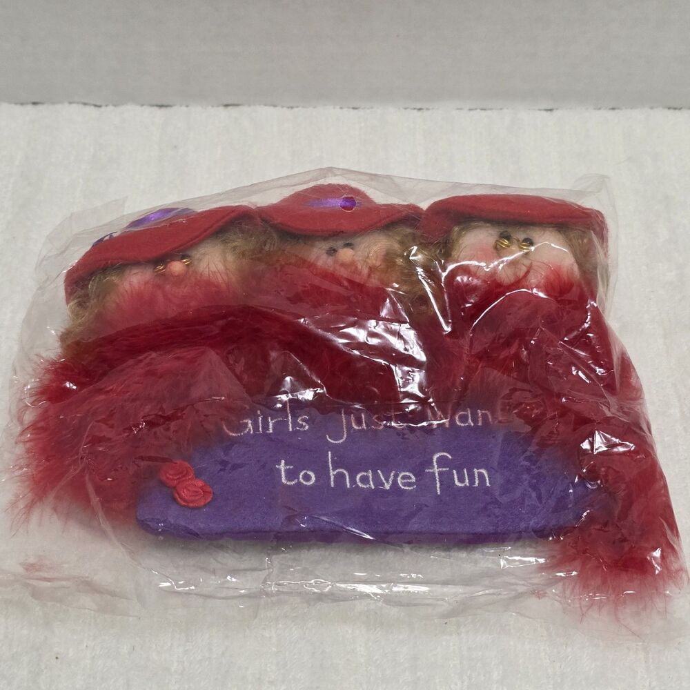 Red Hat Society Hanger Decor (Girls Just Want To Have Fun)